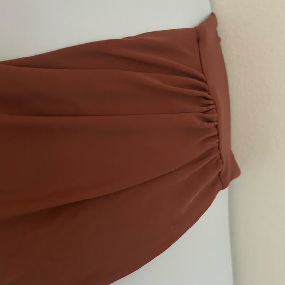 Zaful Twisted Lace Up Back High Waisted Two-Piece Padded Bikini L Large New - Picture 3 of 6